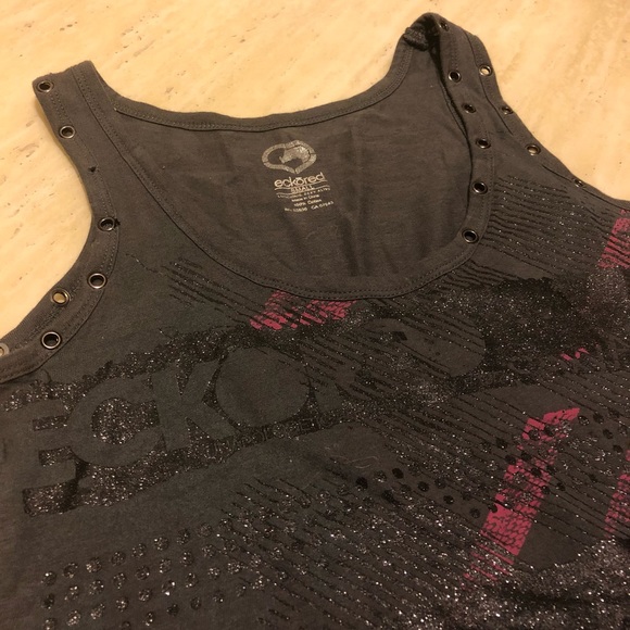 New EckoRed Black Logo Printed Tank S - Picture 2 of 5